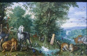 El jardín del Edén de Jan the Elder Brueghel