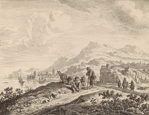 Vista del río Rin de Jan van Aken