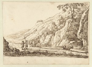 Paisaje con pastores y vacas de Jan van Almeloveen
