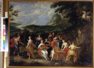 Palas Atenea y Musas de Jan van Balen