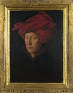 Retrato de un hombre (¿Autorretrato?). 1433 de Jan van Eyck