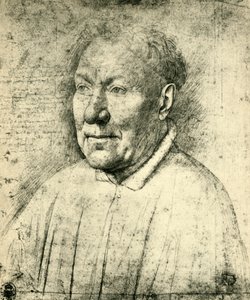 Retrato del Cardenal Niccolò Albergati, c1430, 1943 de Jan van Eyck