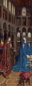 La Anunciación, c. 1434-1436 de Jan van Eyck