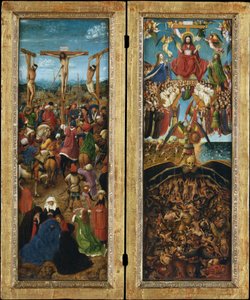 La Crucifixión; El Juicio Final de Jan van Eyck