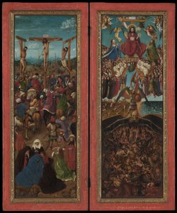 La Crucifixión, El Juicio Final de Jan van Eyck