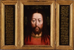 Tríptico: Cristo como Salvator Mundi de Jan van Eyck