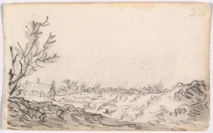 Un paisaje de dunas de Jan van Goyen