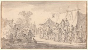 Feria del país de Jan van Goyen