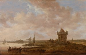 La torre de vigilancia cuadrada de Jan van Goyen