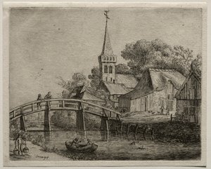 El puente de madera de Jan van Goyen