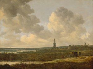 Vista de Rhenen de Jan van Goyen
