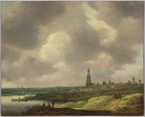 Vista de Rhenen de Jan van Goyen