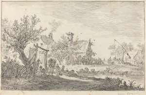 Posada en el Camino de Jan van Goyen