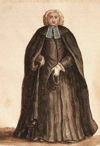 Maestro de la Capilla del Dogo, de Los trajes de los venecianos, acuarela de Jan van Grevenbroeck