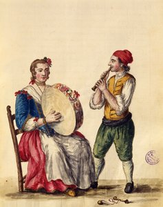 Músico veneciano de Jan van Grevenbroeck
