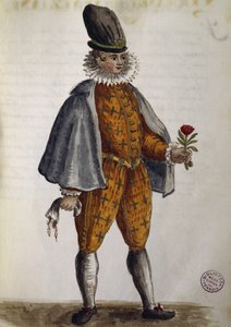 Joven veneciano, acuarela de La ropa veneciana, de casi todas las edades diligentemente recopilada y pintada en el siglo XVIII, por Jan van Grevenbroeck o Giovanni Grevembroch (1731-1807), Italia de Jan van Grevenbroeck