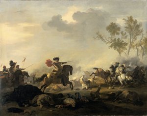 Ataque de la caballería de Jan van Huchtenburg