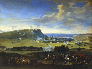 El Asedio de Namur, escena antes del ataque final, 5 de agosto de 1695
