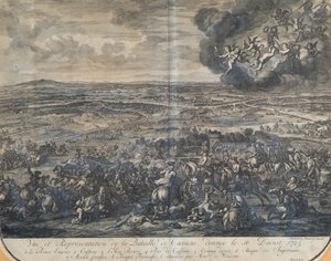 La batalla de Cassano el 16 de agosto de 1705 de Jan van Huchtenburgh