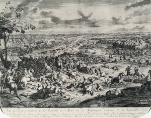La batalla de Malplaquet el 11 de septiembre de 1709 de Jan van Huchtenburgh