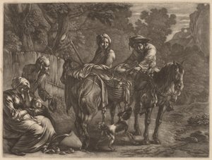 Ladrones a caballo de Jan van Huchtenburgh