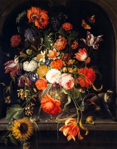 Flores, por Jan van Huysum (1682-1749)