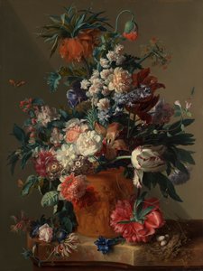 Jarrón de flores de Jan van Huysum