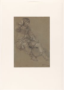 Niño sentado de Jan van  Noordt