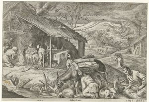 Invierno Las cuatro estaciones (título de la serie) de Jan van Ossenbeeck