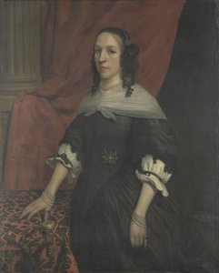 Retrato de mujer, posiblemente Ana de Borgoña, fundadora de Slot Windenburg en Dryschor (Schouwen) y esposa de Adolf van Kleef de Jan van Rossum