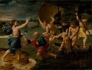 La pesca milagrosa, c. 1550 de Jan van Scorel