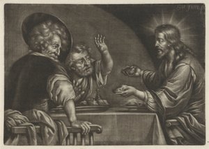 Comida en Emaús de Jan van Somer