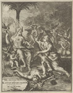 Portada para: M. Gargon, El único consuelo, 1713 de Jan van Vianen