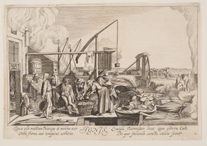 El fuego, de Los cuatro elementos de Jan van de Velde II