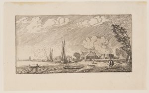 Lime-Kiln in Stormy Weather, de Six Landscapes