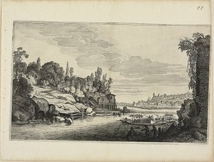 Paisaje fluvial de Jan van de Velde II