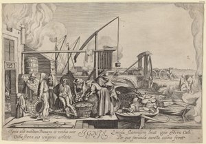 Ignis de Jan van de Velde II, after Willem Buytewech