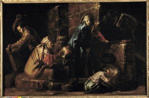 Campamento de bohemios de Jan van de Venne