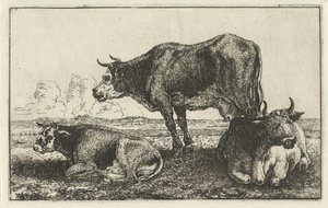 tres vacas Animales (título de la serie) Zoographiam (título de la serie)