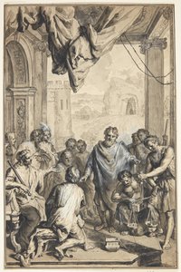 Escena antigua(?) de Jan van den Hoecke