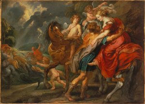 Dido y Eneas de Jan van den Hoecke