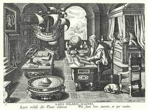 Lapis Polaris Magnes de Jan van der Straet