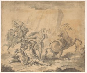 La conversión de Saulo de Jan van der Banck