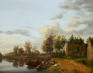 Casa de campo en el Vliet, cerca de Delft