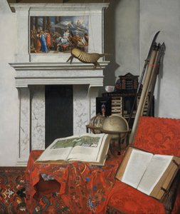 Bodega con variedades (esquina de una habitación) de Jan van der Heyden