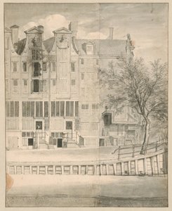 Casa quemada en el Leidsegracht, 1684