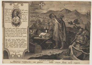 El astrolabio - Américo Vespucio, de Nova Reperta