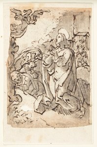 Agonía en el Jardín de Jan van der Straet, called Stradanus