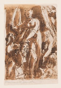 Recto: Judith con la cabeza de Holofernes; Verso: Pietà de Jan van der Straet, called Stradanus