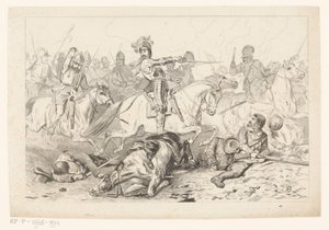 Batalla de Nieuwpoort de Jan van der Veen (prentmaker)